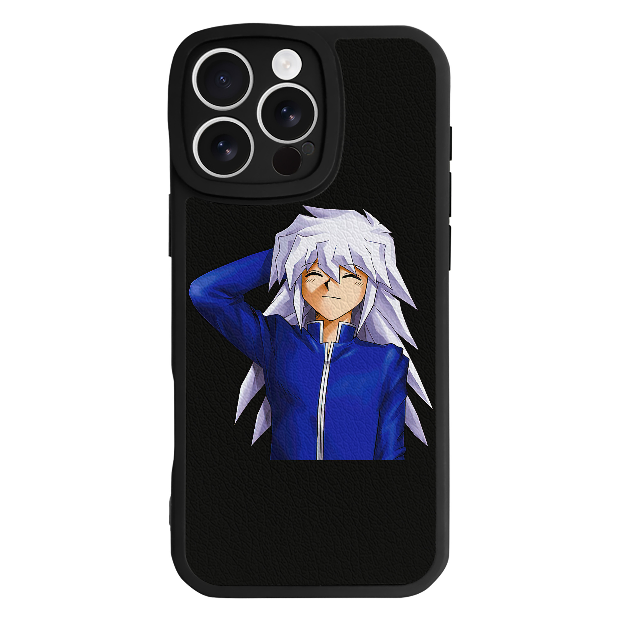 （画像用） 遊☆戯☆王 Yu-Gi-Oh! 【iPhone 16シリーズ対応】シリコンスマホケース（レザー調） 材質：シリコン